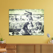 Niedrige Flut (1870) Leinwanddruck (Insitu (Wohnzimmer))