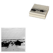 Niedrige Flut Topanga Strand Gummistempel (Stempel)