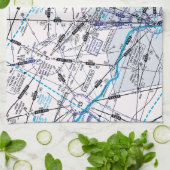 Niedrige Höhendiagramm Geschirrtuch (Gefaltet)