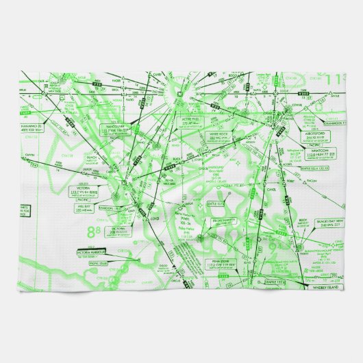 Niedrige Höhendiagramm Geschirrtuch (Horizontal)