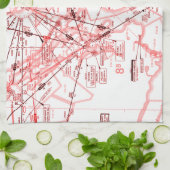 Niedrige Höhendiagramm Geschirrtuch (Gefaltet)