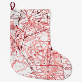 Niedrige Höhendiagramm Großer Weihnachtsstrumpf