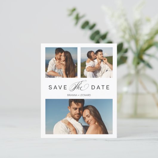 Niedrige Kosten 3 Fotos Couple Einfaches elegantes (Stehend Vorderseite)