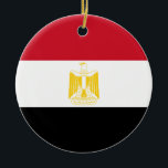 Niedrige Kosten! Ägypten-Flagge Keramikornament<br><div class="desc">Klassischer Ägypten-Flaggenentwurf verfügbar auf vielen Produkten in unserem Speicher! Zeigen Sie Ihren Ägypten-Stolz mit diesen speziellen Einzelteilen oder kaufen Sie etwas für das speziellen Ägypter in Ihrem Leben!</div>