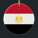 Niedrige Kosten! Ägypten-Flagge Keramikornament<br><div class="desc">Klassischer Ägypten-Flaggenentwurf verfügbar auf vielen Produkten in unserem Speicher! Zeigen Sie Ihren Ägypten-Stolz mit diesen speziellen Einzelteilen oder kaufen Sie etwas für das speziellen Ägypter in Ihrem Leben!</div>