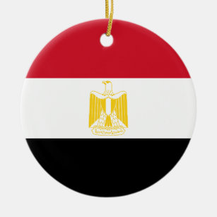 Niedrige Kosten! Ägypten-Flagge Keramikornament