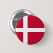 Niedrige Kosten! Dänemark-Flagge Button (Vorne & Hinten)