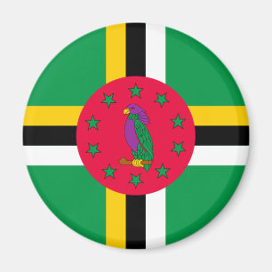 Niedrige Kosten! Dominica-Flagge Magnet
