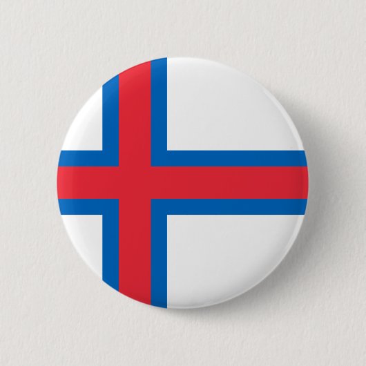 Niedrige Kosten!Fahne der Färöer Button (Vorderseite)
