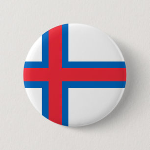 Niedrige Kosten!Fahne der Färöer Button