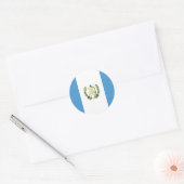 Niedrige Kosten! Flagge Guatemalas Runder Aufkleber (Umschlag)