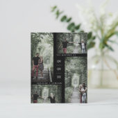 Niedrige Kosten für 4 Fotos Collage Moderne Hochze (Stehend Vorderseite)