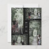 Niedrige Kosten für 4 Fotos Collage Moderne Hochze (Vorderseite)