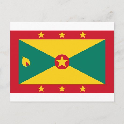Niedrige Kosten! Grenada-Flagge Postkarte (Vorderseite)