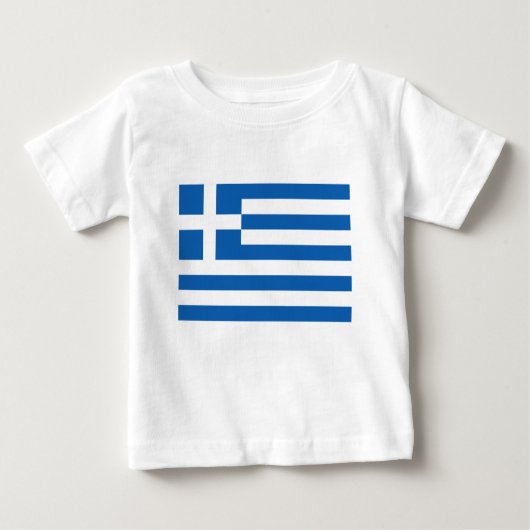 Niedrige Kosten! Griechenland-Flagge Baby T-shirt (Vorderseite)