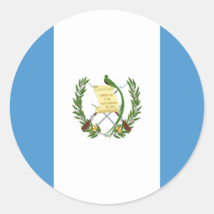 Niedrige Kosten! Guatemala-Flagge Runder Aufkleber