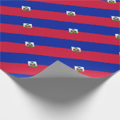 Niedrige Kosten! Haiti-Flagge Geschenkpapier (Ecke)