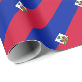 Niedrige Kosten! Haiti-Flagge Geschenkpapier (Rolleneckpunkt)