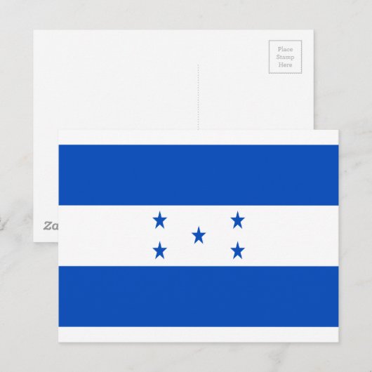 Niedrige Kosten! Honduras-Flagge Postkarte (Vorne/Hinten)