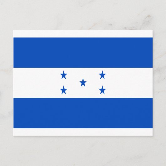 Niedrige Kosten! Honduras-Flagge Postkarte (Vorderseite)