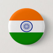 Niedrige Kosten! Indien-Flagge Button (Vorderseite)