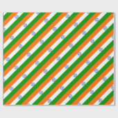 Niedrige Kosten! Indien-Flagge Geschenkpapier (Flach)