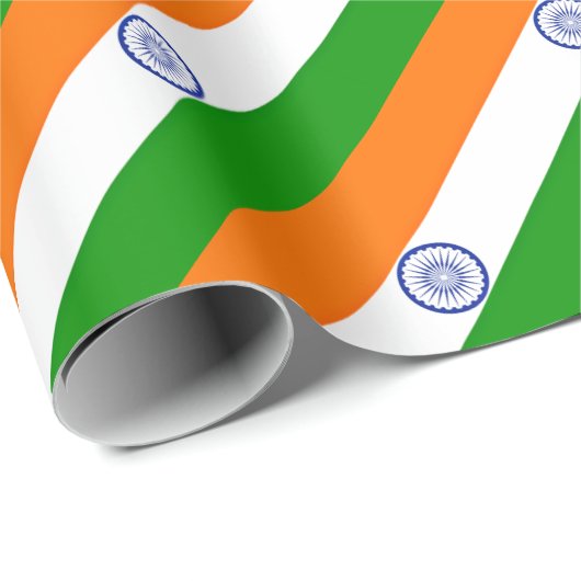 Niedrige Kosten! Indien-Flagge Geschenkpapier (Rolleneckpunkt)