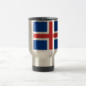 Niedrige Kosten! Island-Flagge Reisebecher (Mittel)