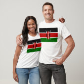 Niedrige Kosten! Kenia-Flagge T-Shirt (Unisex)