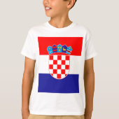 Niedrige Kosten! Kroatische Flagge T-Shirt (Vorderseite)