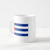 Niedrige Kosten! Kuba-Flagge Kaffeetasse (Vorderseite Links)