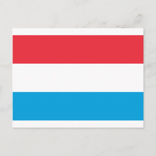 Niedrige Kosten! Luxemburger Flagge Postkarte (Vorderseite)