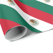 Niedrige Kosten!Mexikanische Flagge Geschenkpapier (Rolleneckpunkt)