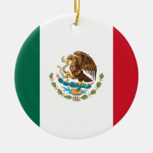 Niedrige Kosten! Mexiko-Flagge Keramik Ornament