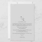 Niedrige Kosten, moderne Transparenz Hochzeit (Rückseite)