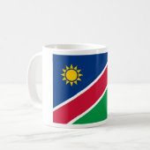 Niedrige Kosten! Namibia-Flagge Kaffeetasse (Vorderseite Links)