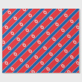 Niedrige Kosten! Nordkorea-Flagge Geschenkpapier (Flach)