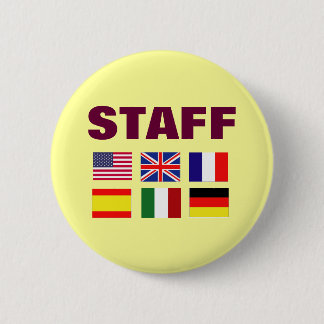 Niedrige Kosten-Personal-Abzeichen in der Masse Button