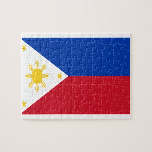 Niedrige Kosten! Philippinen-Flagge Puzzle (Horizontal)