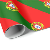Niedrige Kosten! Portugal-Flagge Geschenkpapier (Rolleneckpunkt)