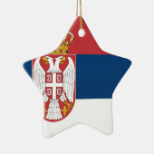 Niedrige Kosten! Serbien-Flagge Keramik Ornament (Rechts)