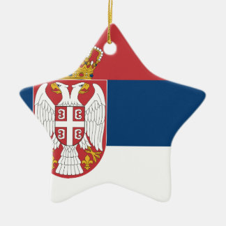 Niedrige Kosten! Serbien-Flagge Keramik Ornament