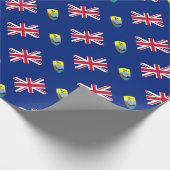 Niedrige Kosten! St. Helena, Besteigung Tristan Geschenkpapier (Ecke)