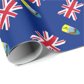 Niedrige Kosten! St. Helena, Besteigung Tristan Geschenkpapier (Rolleneckpunkt)