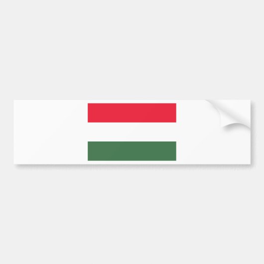 Niedrige Kosten! Ungarische Flagge Autoaufkleber (Vorne)