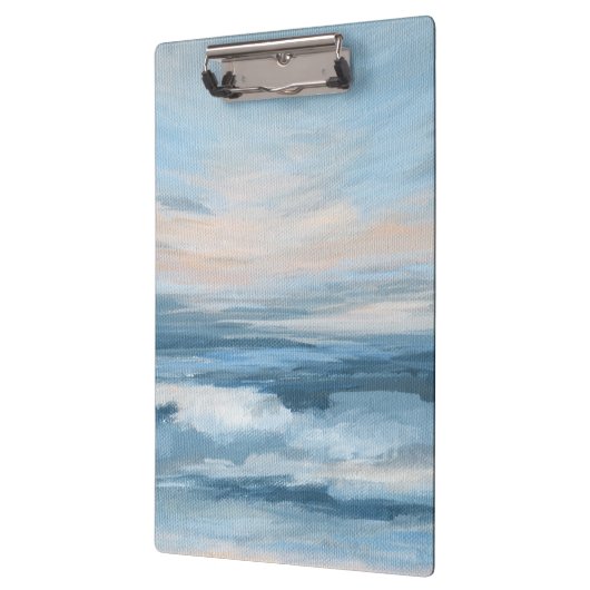 Niedrige Tide - Abstrakte Seascape-Malerei Klemmbrett (Links)