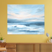 Niedrige Tide - Abstrakte Seascape-Malerei Leinwanddruck (Insitu (Wohnzimmer))