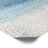 Niedrige Tide - Abstrakte Seascape-Malerei Poster (Ecke)