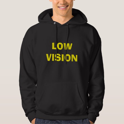 NIEDRIGE VISION HOODIE (Vorderseite)
