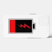 Niedriger Akku Case-Mate iPhone Hülle (Rückseite (Horizontal))